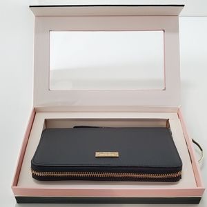 Kate Spade Saffiano Leather Zip Wristlet iPhone Handbag Wallet Folio